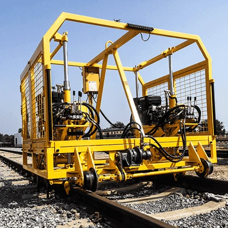 hydraulic rail tamper side operation